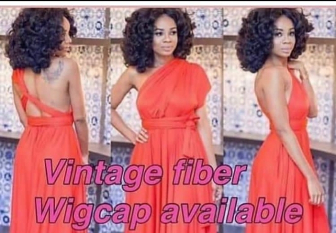 fiber vintage wig cap ¢150